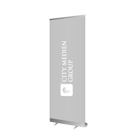 Roll-Up Budget | B 80 cm x H 200 cm | einseitig bedruckt